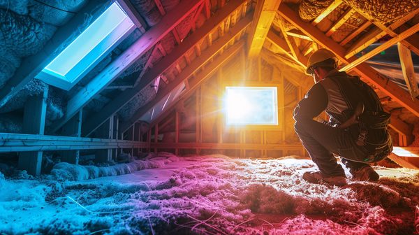 Isolation des combles par soufflage: efficacité et économies