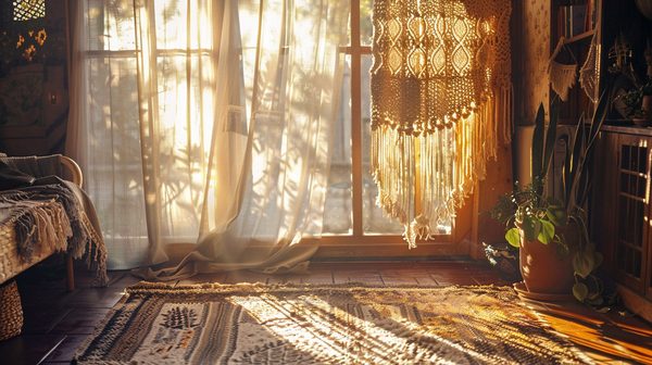 Rideaux en macramé bohèmes : apportez du charme à votre intérieur